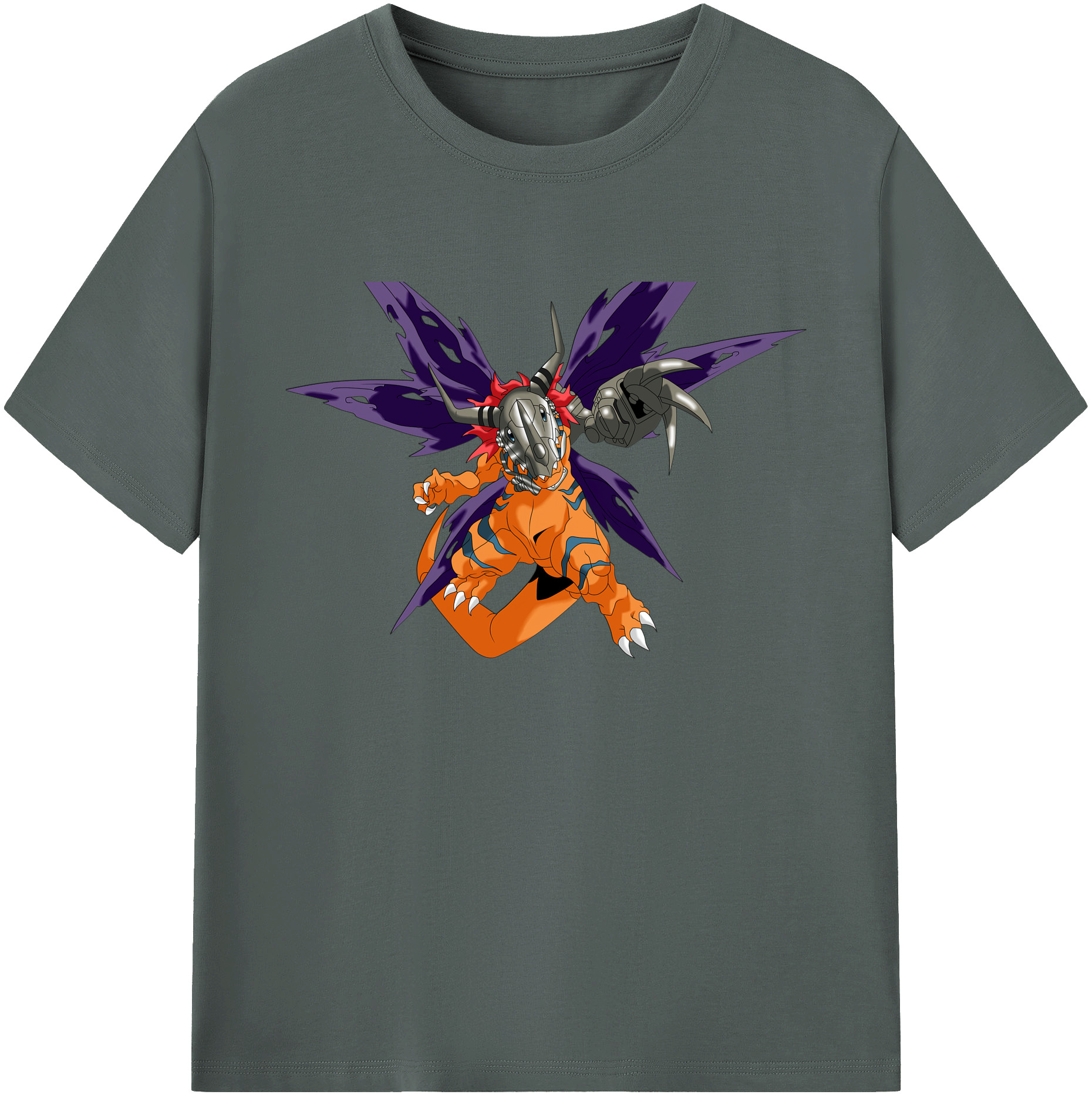 （画像用） Digimon デジタルモンスター/デジモン 綿100％ メンズ半袖Tシャツ｜肌触りやわらか＆通気性